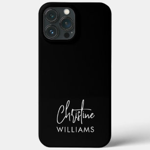 Case-Mate iPhone Case Signature Monogramme manuscrit noir