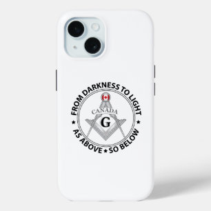 Coque Pour iPhone 15 Signe de la franc-maçonnerie Canada