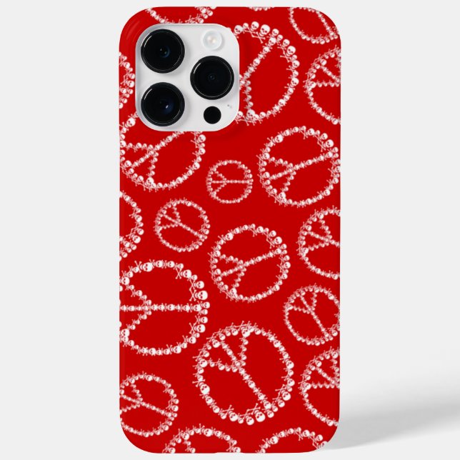 Coques Case-Mate iPhone Signe de paix de Skully (Verso)