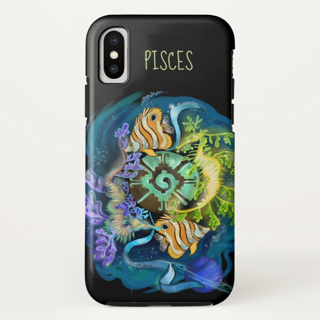 Coques Case-Mate iPhone SIGNE Zodiaque Pisces (Dos)