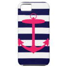 Silhouette Ancre rose