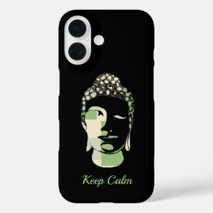 Coque Pour iPhone 16 Silhouette de bouddha dessinée à la main par des C