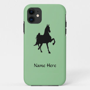 Etui iPhone Case-Mate Silhouette de cheval de Saddlebred