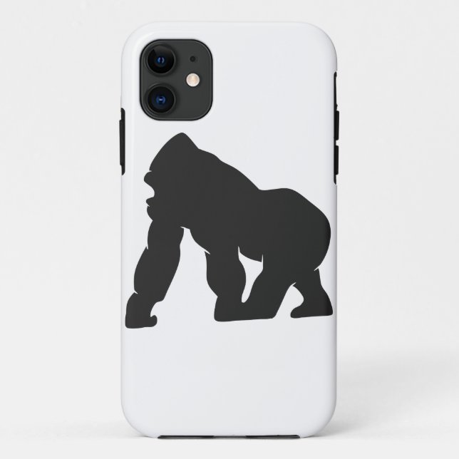 Coques Case-Mate iPhone Silhouette de Gorille (Dos)