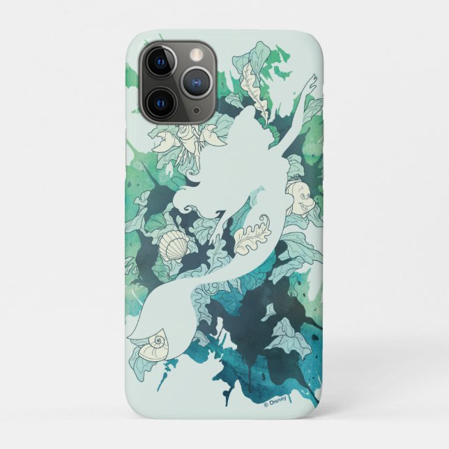 Coques Case-Mate iPhone Silhouette de la petite sirène (Dos)