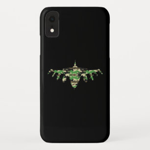 Case-Mate iPhone Case Silhouette de l'avion de camouflage Military Jet