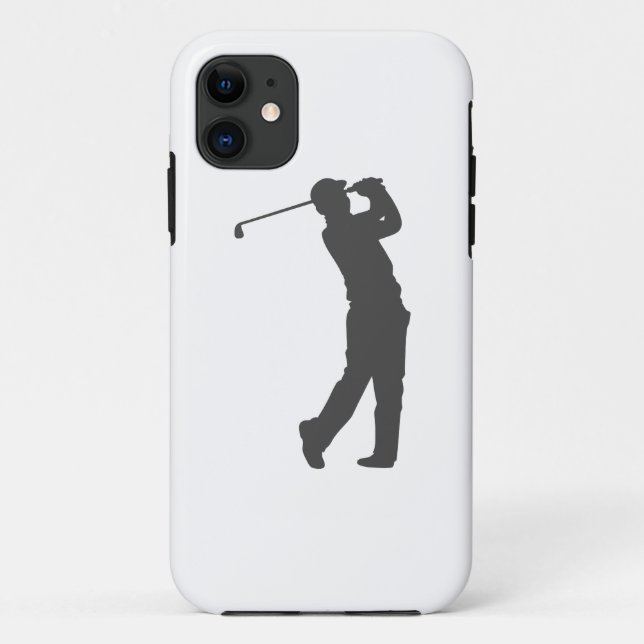 Coques Case-Mate iPhone Silhouette du joueur de golf (Dos)