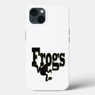 Case-Mate iPhone Case Silhouette d'un crapaud grimpant dans le mot 'gren