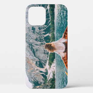 Case-Mate iPhone Case Silhouette Femme Lac Alpin Nature