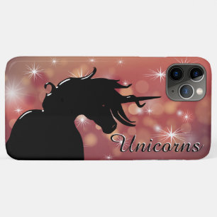 Case-Mate iPhone Case Silhouette Unicorne (étoiles marron)