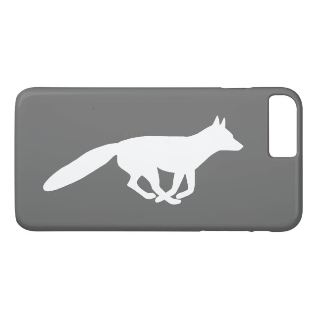 Coques Case-Mate iPhone Silhouette White Fox (Dos (Horizontal))