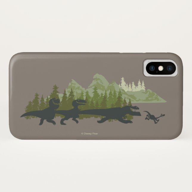 Coques Case-Mate iPhone Silhouettes Dino En Cours (Dos (Horizontal))