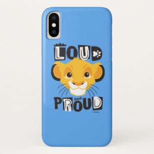 Coque iPhone X Simba  Bruyant Et Fier