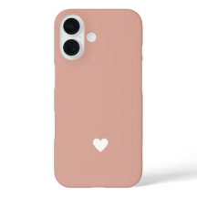 Simple Coeur Blush Rose Moderne Amour Minimal Chic