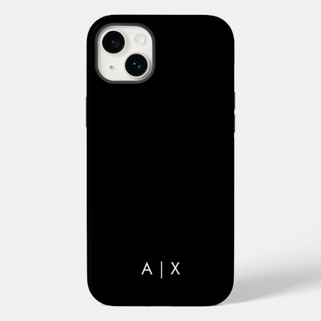 Coques Case-Mate iPhone Simple Couple Nom monogrammé (Verso)