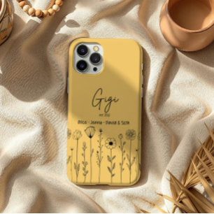 Coques iPhone 16 Pro Max Simple Floral Nana Titre personnalisé