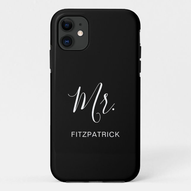 Coques Case-Mate iPhone Simple moderne M. Groom Newlysée Élégant (Dos)