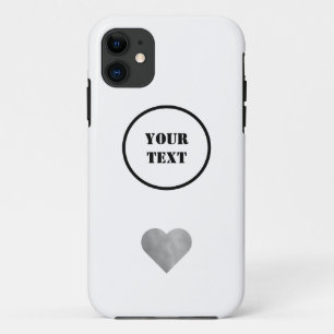 Case-Mate iPhone CASE SIMPLE MODERNE MODERNE MONOGRAM ÉLÉGANT CHIC STYLE