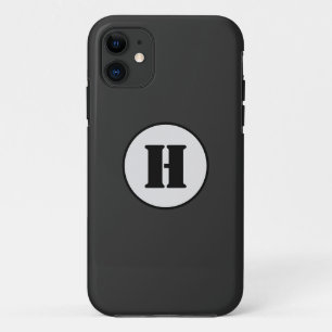 Case-Mate iPhone CASE SIMPLE MODERNE MODERNE MONOGRAM ÉLÉGANT CHIC STYLE