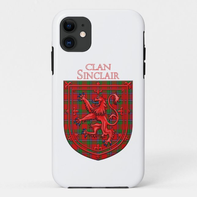 Coques Case-Mate iPhone Sinclair Tartan Scottish Plaid Lion Rampant (Dos)