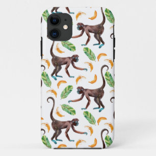 Coques Pour iPhone Singes doux jonglant des bananes