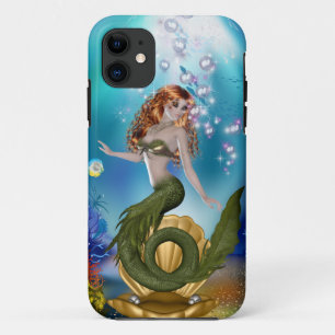 Coque iPhone 11 Sirène en mer