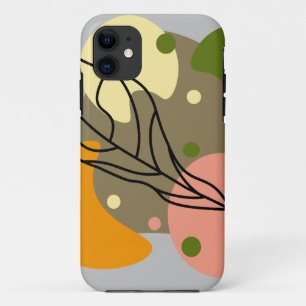 Case-Mate iPhone Case Sites abstraits intéressants avec feuilles