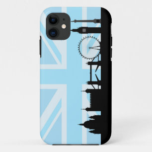 Etui iPhone Case-Mate Sites de Londres sur le ciel bleu d'Union Jack