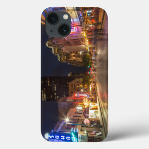 Etui iPhone 13 Sixième Rue À Dusk Dans Le Centre D'Austin, Texas
