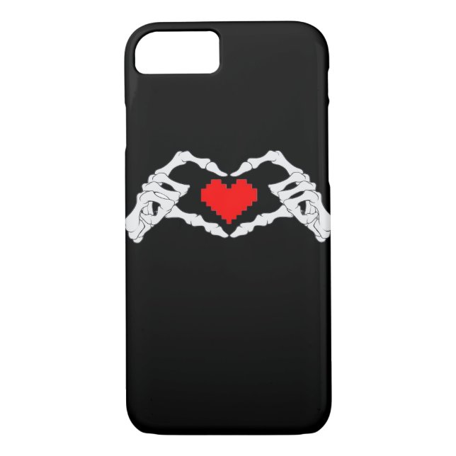 Coques Case-Mate iPhone Skeleton Coeur Et Mème Mains (Dos)