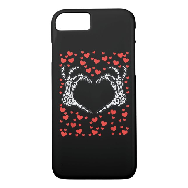 Coques Case-Mate iPhone Skeleton Coeur main Valentines Jour Drôle Classiqu (Dos)