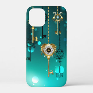 Case-Mate iPhone Case Skeleton Keys on Green Background