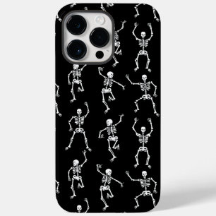 Coque Pour Pour iPhone 14 Pro Max Skeletons d'Halloween noirs
