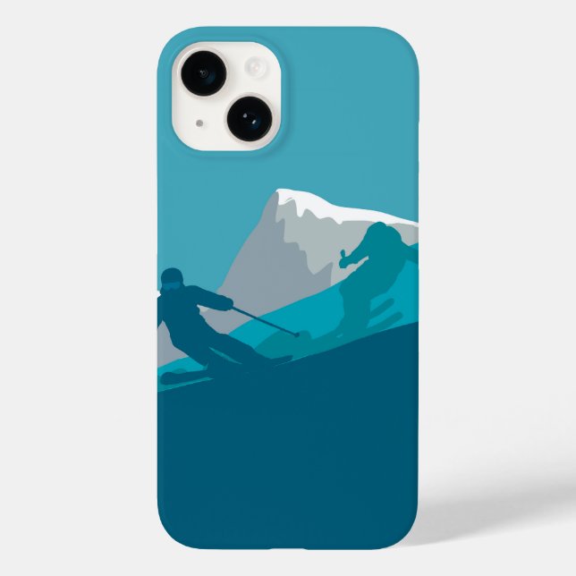 Coques Case-Mate iPhone Ski alpin (Verso)