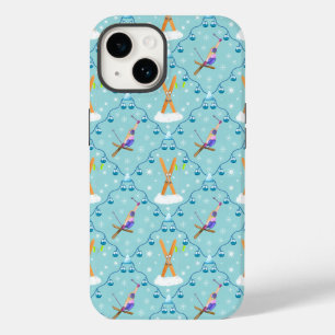 Coque Pour iPhone 14 Ski d'hiver Damas