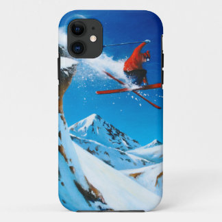 Coque iPhone 11 Ski extrême