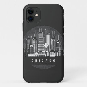 Case-Mate iPhone Case Skyline de l'Illinois