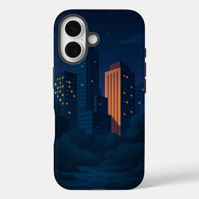 Coques Case-Mate iPhone Skyline de nuit (Verso)
