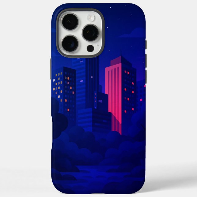 Coques Case-Mate iPhone Skyline de nuit (Verso)