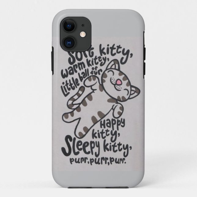 Coques Case-Mate iPhone SleepyKittySongCase (Dos)