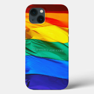 Case-Mate iPhone Case SlipperyJoe's drapeau gay pride agitant des couleu