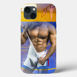 Case-Mate iPhone Case SlipperyJoe's musculaire bulge six pack gym trai