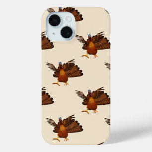 Coque Pour iPhone 15 SlipperyJoe's Thanksgiving gobble de manière respo