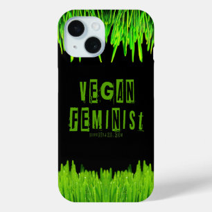 Coque Pour iPhone 15 SlipperyJoe's veganisme féministe attire l'attenti