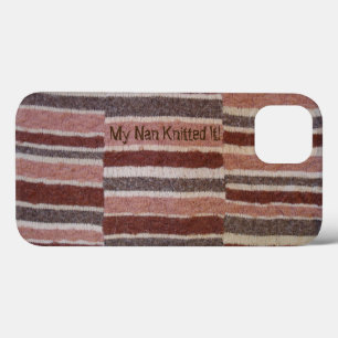 Etui iPhone Case-Mate slogan amusant style vintage brun tricot à main ra
