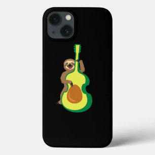 Case-Mate iPhone Case Sloth Jouer Cello Musical Instrument Avocado Lov