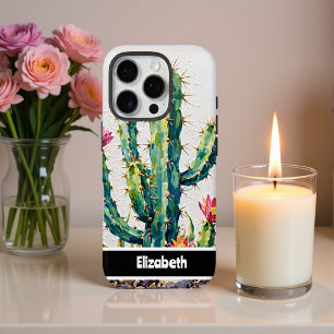 Coques iPhone 16 Pro Smartphone Impasto Cactus Bloom