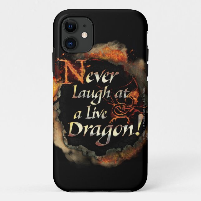 Coques Case-Mate iPhone SMAUG™ - Graphique de logo pour ne jamais rire (Dos)