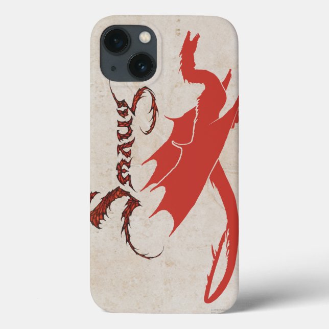 Coques Case-Mate iPhone SMAUG™ Silhouette & nom (Verso)