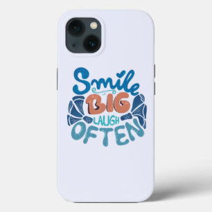 Case-Mate iPhone Case Smile Big Laugh Souvent : Message réconfortant